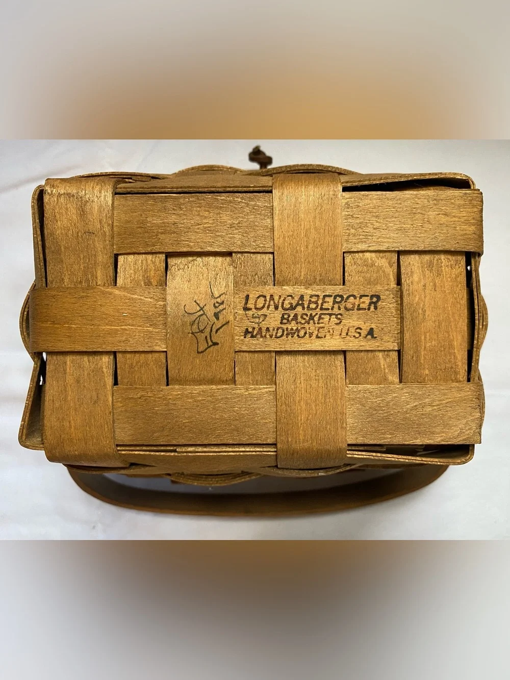 1985 Longaberger handwoven Kiddie purse basket- made in Ohio